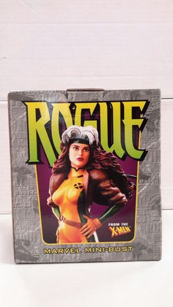 🔥MARVEL MINI BUST : ROGUE SCULPTED BY RANDY BOWEN (2002, BOWEN ) LIMITED COMIC STATUE