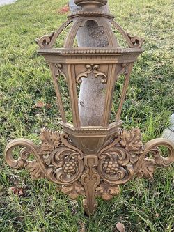 Vintage Syroco Homco Wall Pocket Lantern Wall Plaque