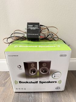 Monoprice Bookshelf speakers & Lepai Amplifier
