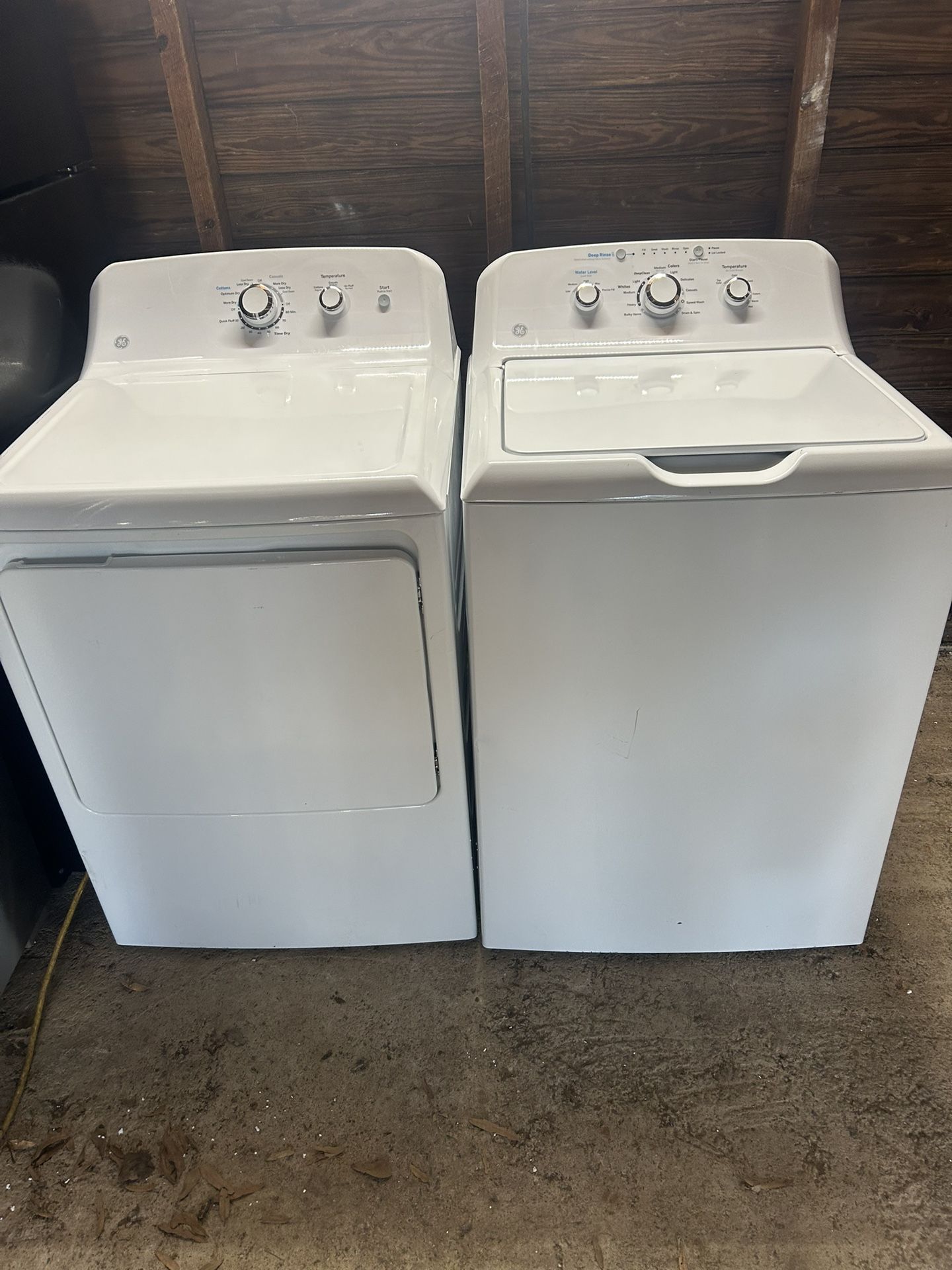 Set Washer And Dryer GE Used
