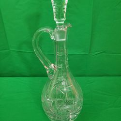 VINTAGE ITALIAN CRYSTAL CARAFE