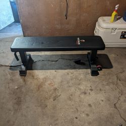 Elite Series Single Post  Flat Bench