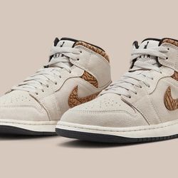 Jordan 1 Mid SE Brown Elephant (GS)