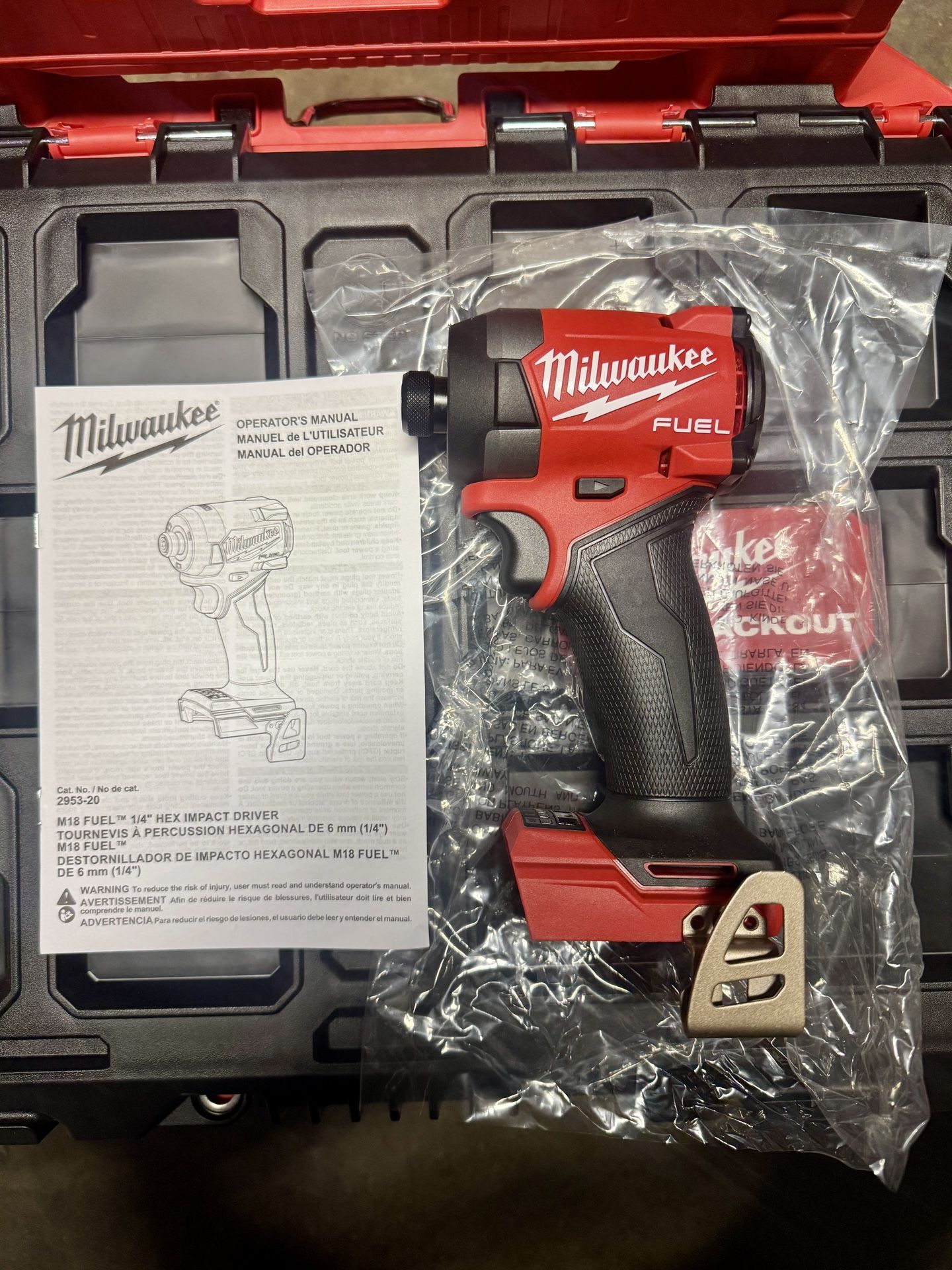 Milwaukee M18 FUEL 1/4" Brushless Impact Driver (Tool-Only, New)