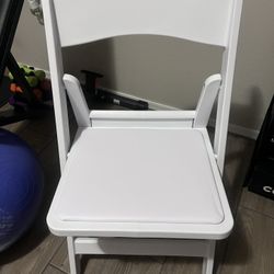 White Folding Chairs