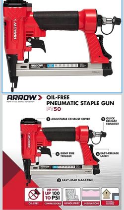Arrow PT50 Oil-Free Pneumatic Staple Gun