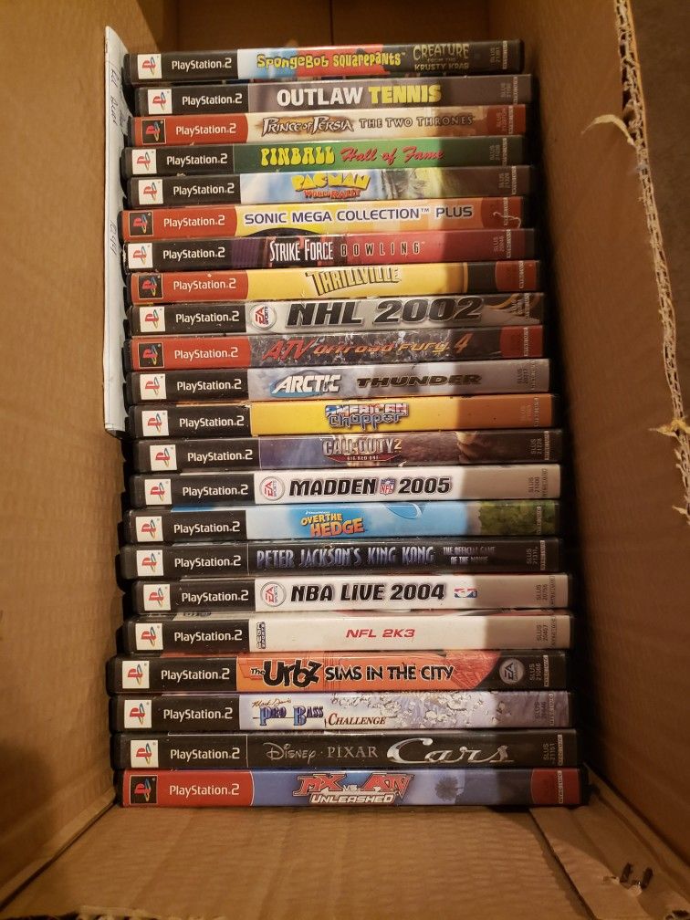 Ps2 Game Lot