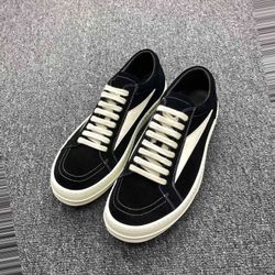 Rick Owens Leather Low Sneakers 4