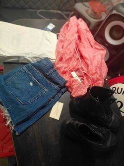 Women’s clothing bundle black boots