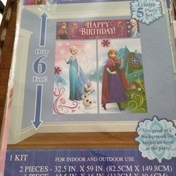 Frozen party Wall DECORATING Kit 