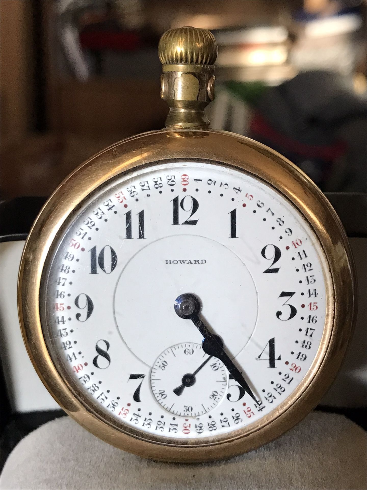 1907 E. Howard Railroad Grade Pocket Watch