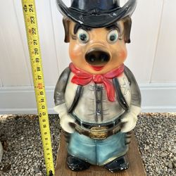 Rare 1950 Jumbo Chalkware Band   26” Tall!!