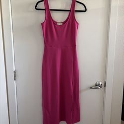 Pink Midi Dress XS