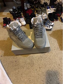 Jordan 5 Wolf Grey size 9.5