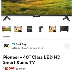 Pioneer Tv 45 Inch With Working Remote 