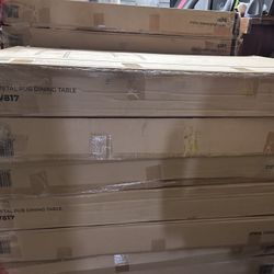 METAL PUB DINING TABLE