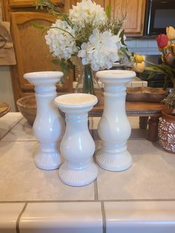 Ceramic candle holders