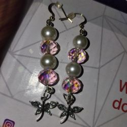Pretty Dragonfly Earrings