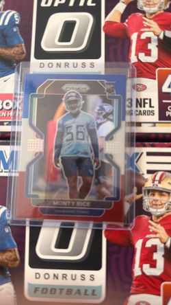 Monty rice rookie card