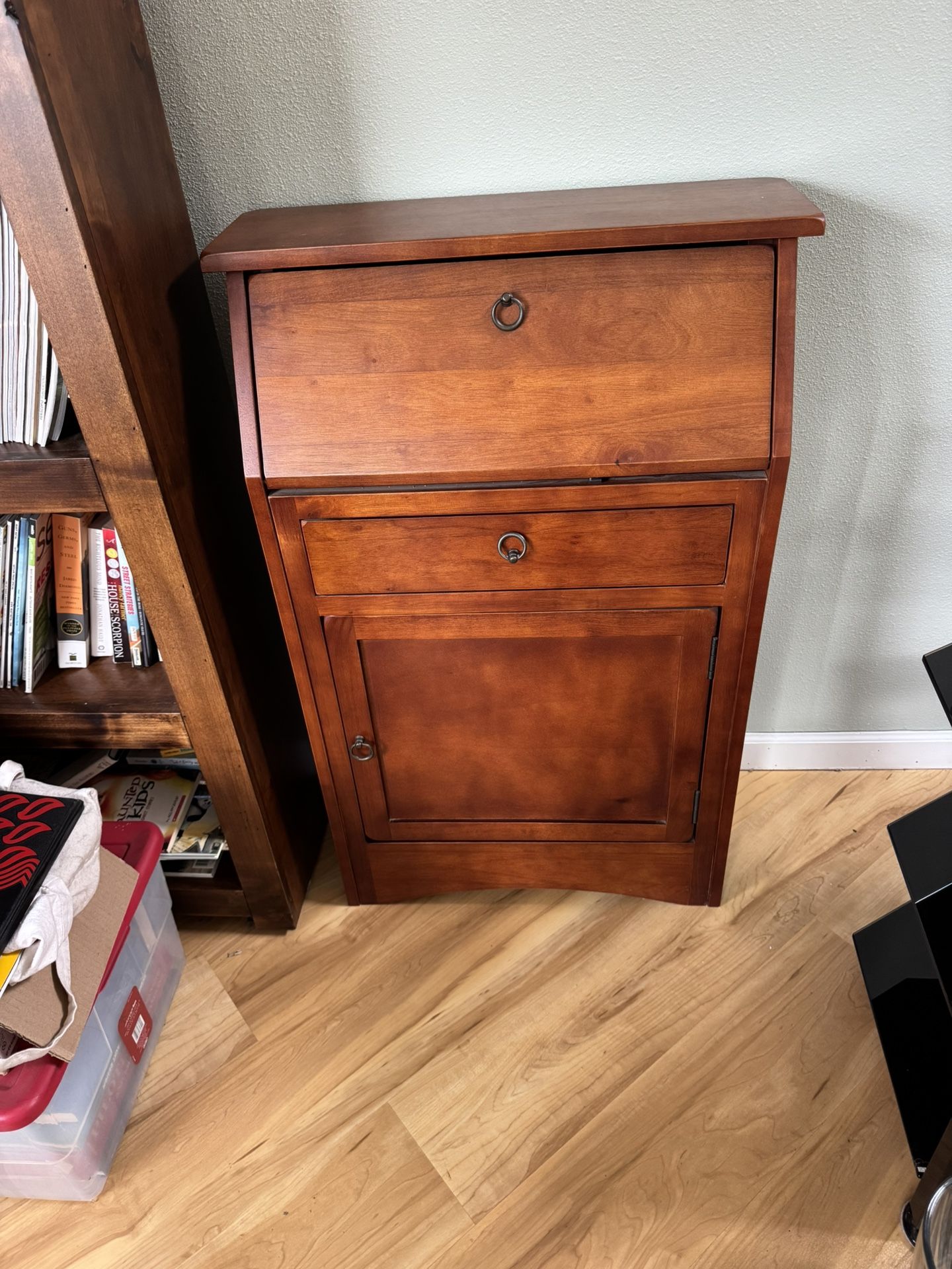 Small Secretary Desk Cabinet