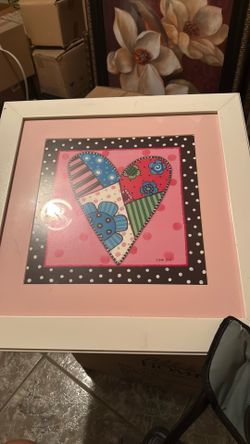 Home interior heart frame
