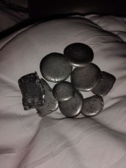 Melted silver