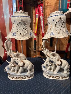 A set of Elephant lamps