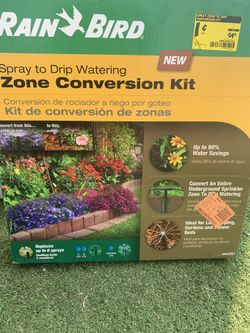 Spray to drip watering zone conversion kit new