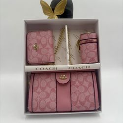 Pink Coach Set 3pc