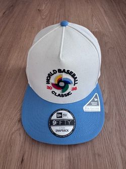New Era 9FIFTY 2026 World Baseball Classic Netherlands Snapback — Cream/Sky, Miami Underbrim, NWT