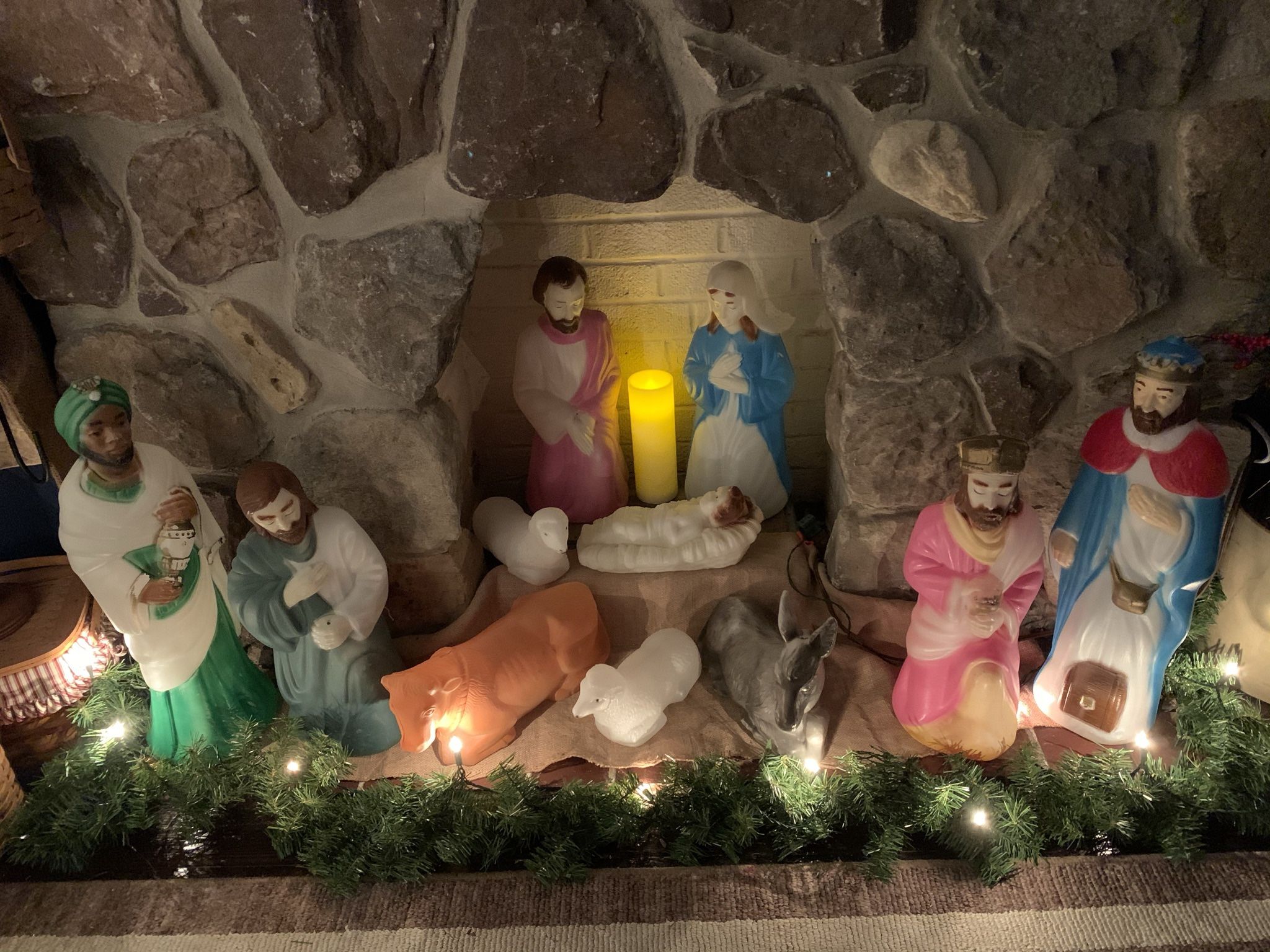 Nativity blow mold 11 Pieces