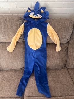 Little kids sonic onsie costume