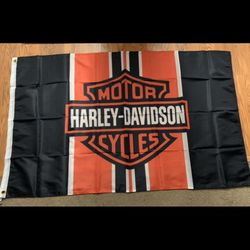 New Never Used 3x5 Ft Harley Davidson Flag
