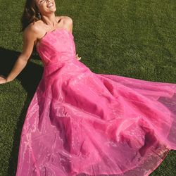 Pink Organza Dress