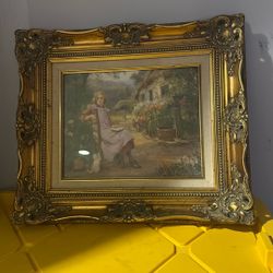 Vintage Girl Frame