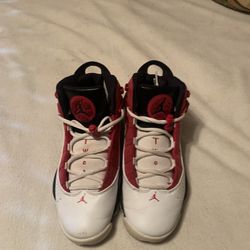 Jordan 6 Rings White And Red Size 8