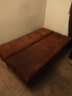 Bed couch brown