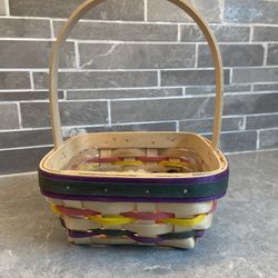 Longaberger 1999 Small Square Easter Basket