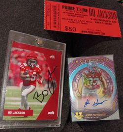 Ohio State Buckeyes autograph lot bo Jackson Jack Sawyer auto