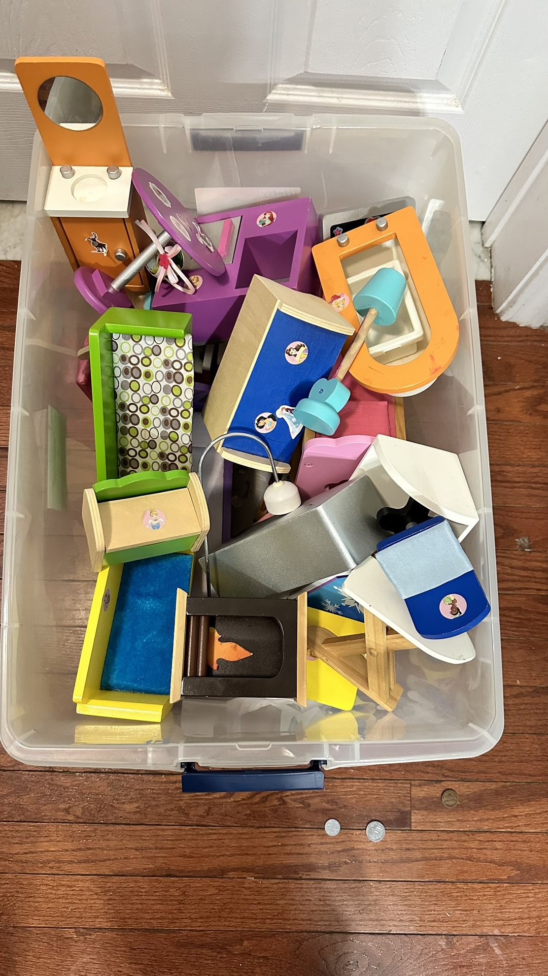 Dollhouse Wooden Accessories Approximately 30 Units