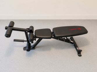 Marcy SB-350 Adjustable 6-Position Utility Weight Bench w/ Leg Developer – Dark Gray
