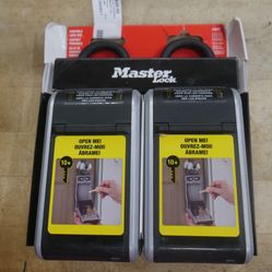 Master Lock 5480T Portable Lock Box 2 pack 888092-1