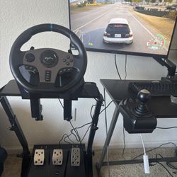 PXN Racing Wheel Setup – Wheel, Pedals, Shifter & Stand (Complete Package) 