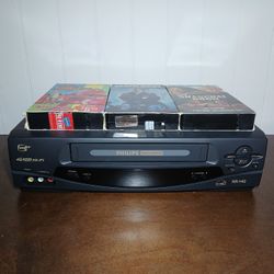 Philips Magnavox 4 Head VCR VHS Player / Recorder