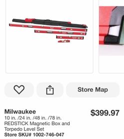 Brand new redstick 5 piece master set price is firm