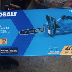 Kobalt 40v Chainsaw Kit 