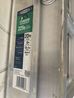 Werner 20ft Aluminum Extension Ladder