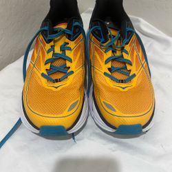 Hoka Sneaker Men’s Size 12 Multi Colored Orange/blue