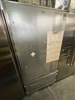 Subzero 36” built in refrigerator panel ready