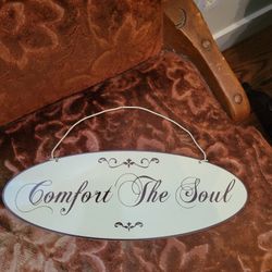 Metal Sign.  11" X 4"